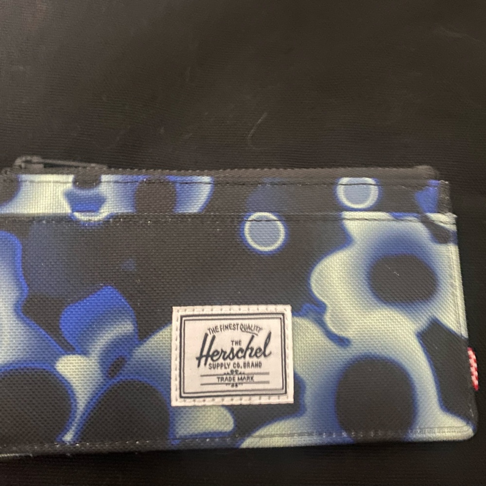 Herschel Supply Company Blue and Black Wallet
